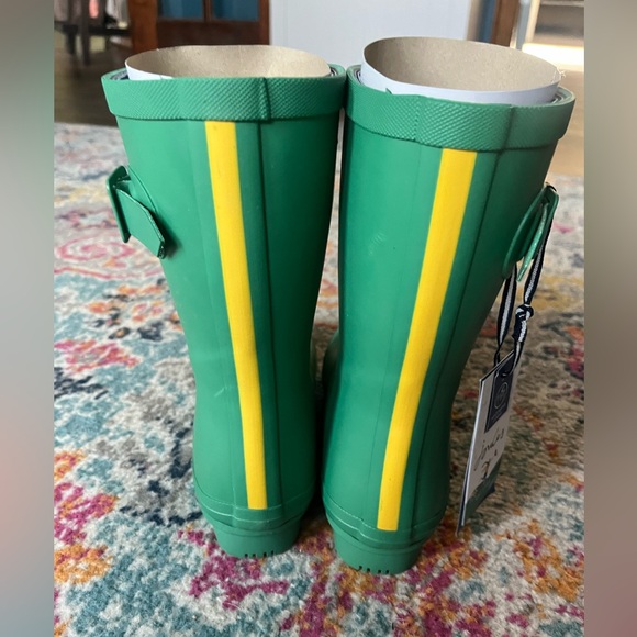 Joules Kelly Neoprene Welly Rain Boots ~ Size 6 - Picture 3 of 8